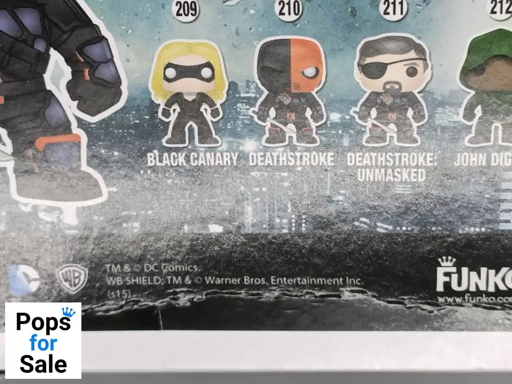 #210 Deathstroke - Arrow - Box Damaged Funko POP - PopsforSale.co.uk