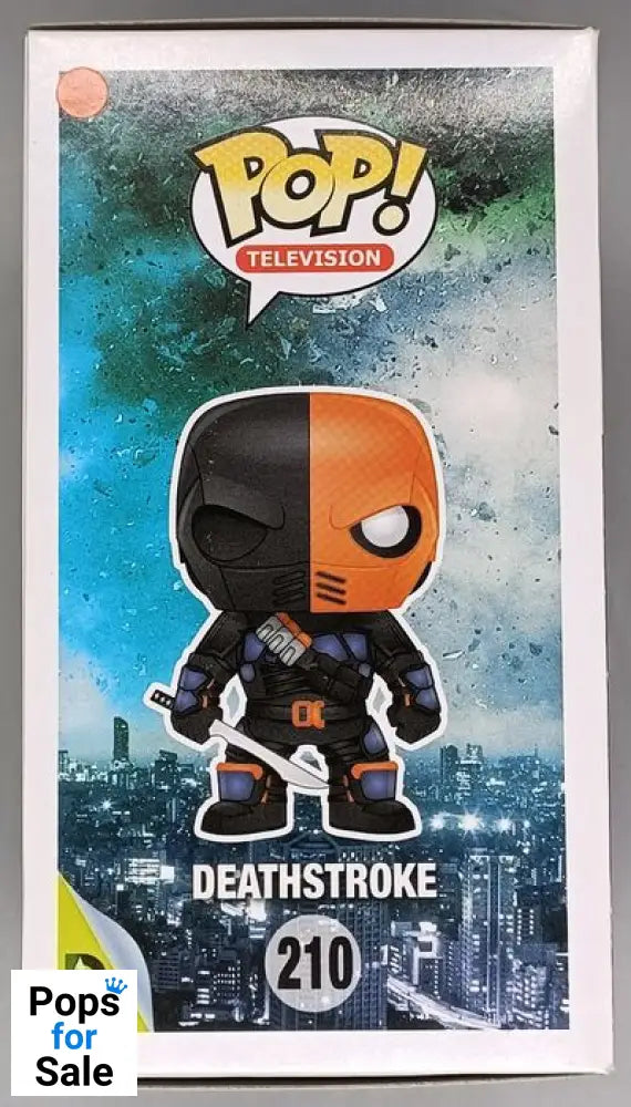 #210 Deathstroke - Arrow - Box Damaged Funko POP - PopsforSale.co.uk