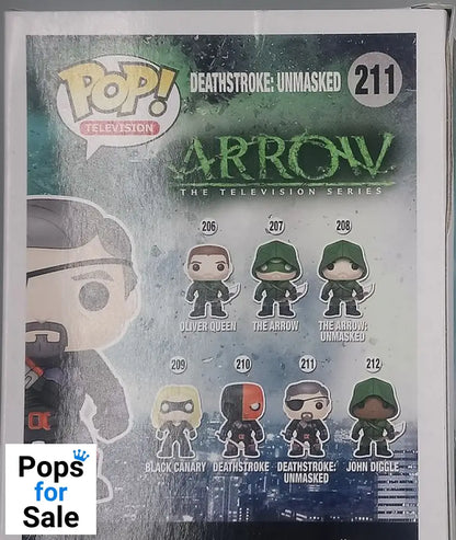 #211 Deathstroke: Unmasked - Arrow - Exclusive - Box Damaged Funko POP