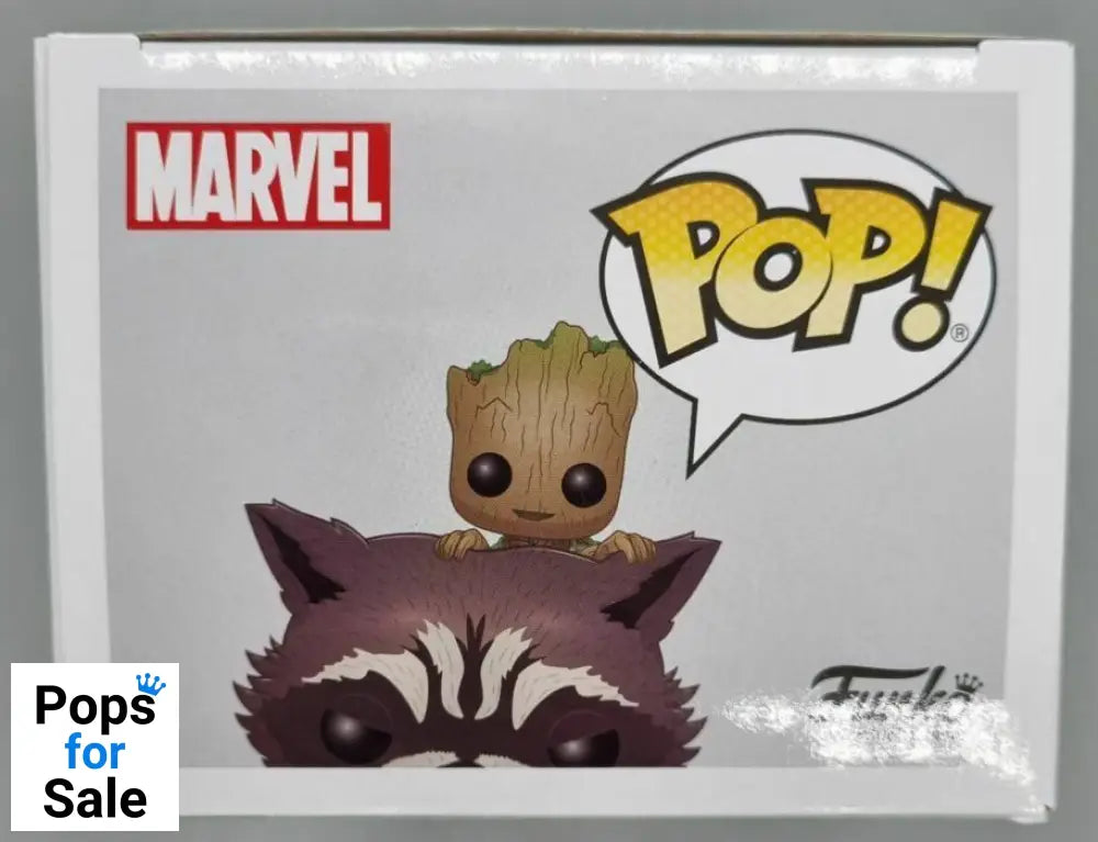 #211 Rocket with Groot Marvel MCC Guardians of the Galaxy 2 Funko POP - PopsforSale.co.uk