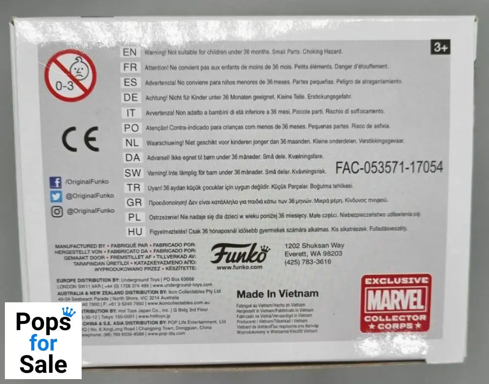 #211 Rocket with Groot Marvel MCC Guardians of the Galaxy 2 Funko POP