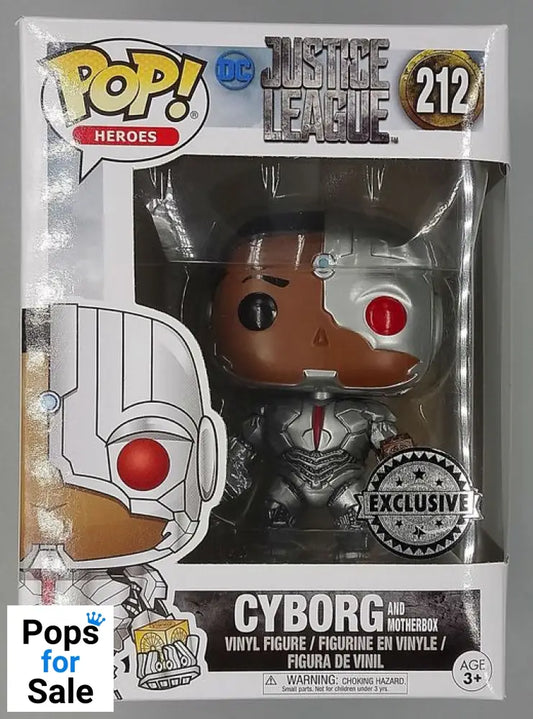 #212 Cyborg (and Motherbox) - Justice League Funko POP