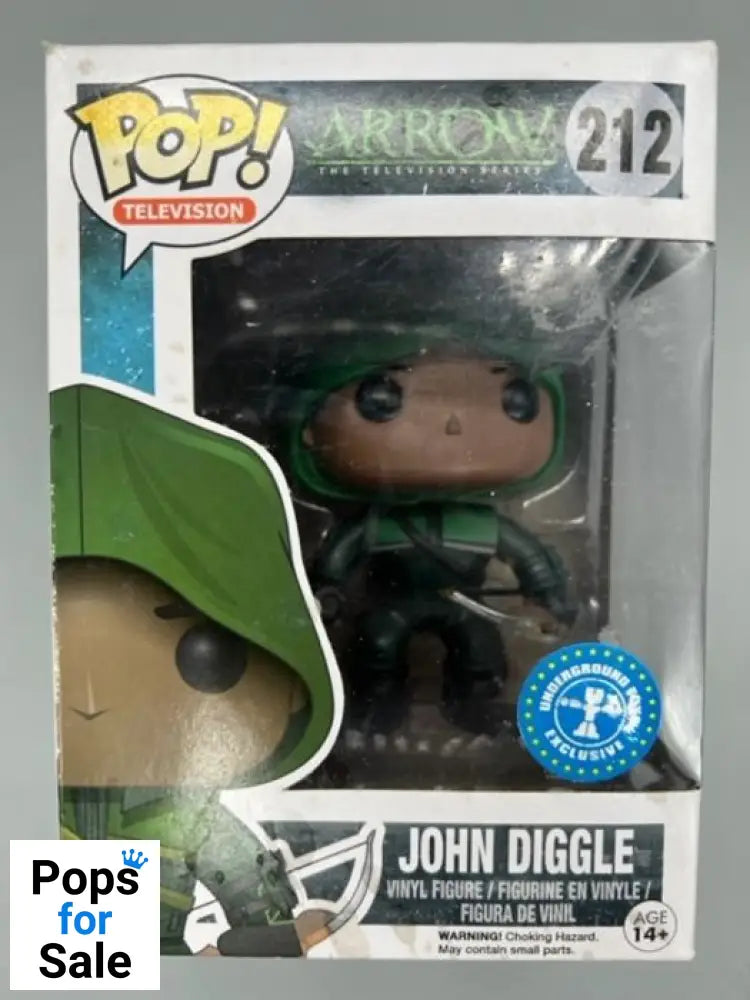 212 John Diggle - DC Arrow Funko POP - Box Damaged