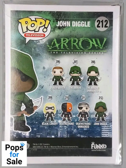 212 John Diggle - DC Arrow Funko POP - Box Damaged