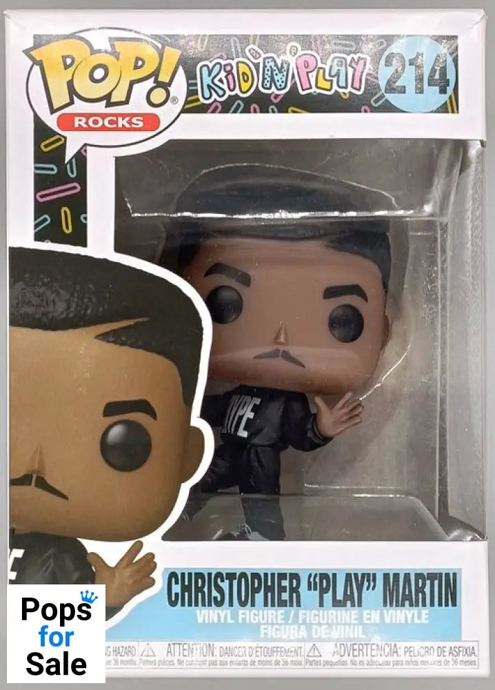 #214 Christopher Play Martin - Kid n Play - Box Damaged Funko POP - PopsforSale.co.uk