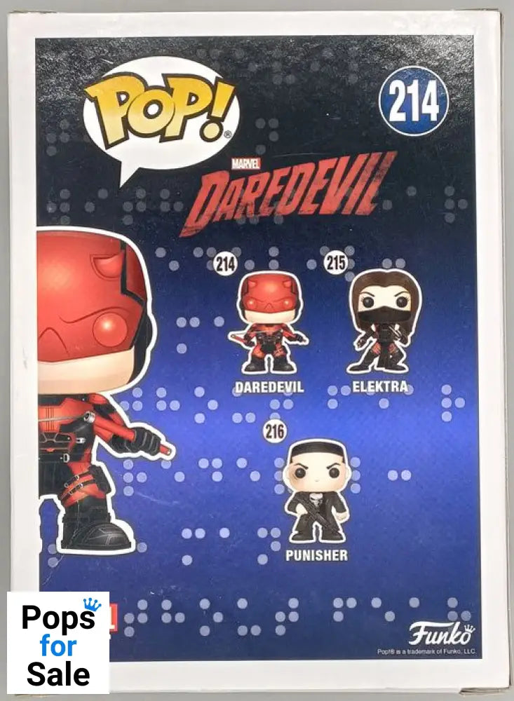 #214 Daredevil - Marvel Daredevil - Box Damaged Funko POP