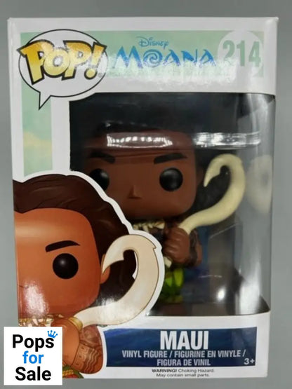 #214 Maui - Disney Moana - Box Damaged Funko POP - PopsforSale.co.uk