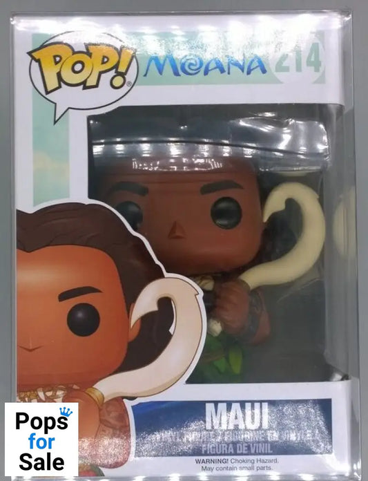 214 Maui - Disney Moana - New Funko POP in Protector