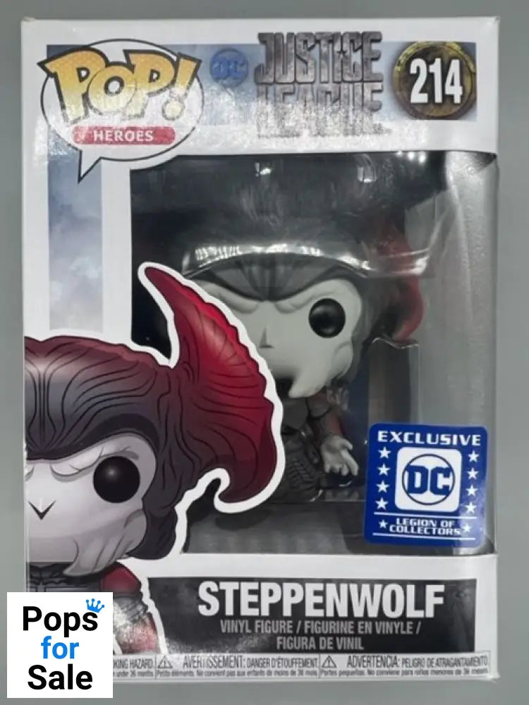 #214 Steppenwolf - DC Justice League - LoC - Box Damaged Funko POP - PopsforSale.co.uk