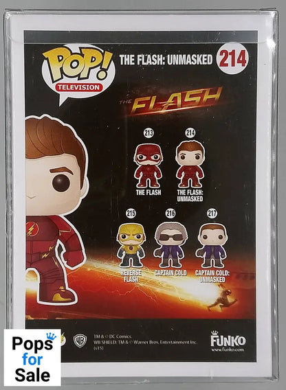 214 The Flash: Unmasked - The Flash - 2015 Con - Funko POP - Box Damaged