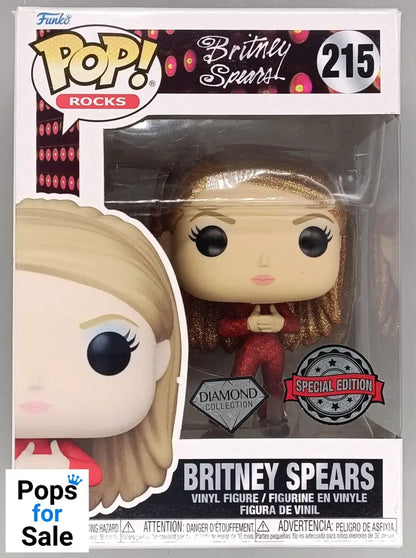 215 Britney Spears (Oops!...I Did It Again) Diamond - Funko POP - Box Damaged