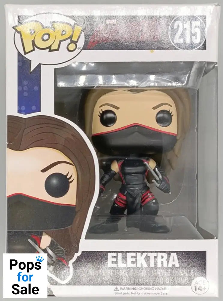 #215 Elektra - Marvel Daredevil - Box Damaged Funko POP