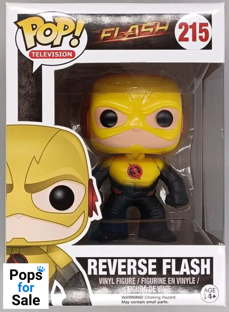 #215 Reverse Flash - The Flash - Box Damaged Funko POP - PopsforSale.co.uk