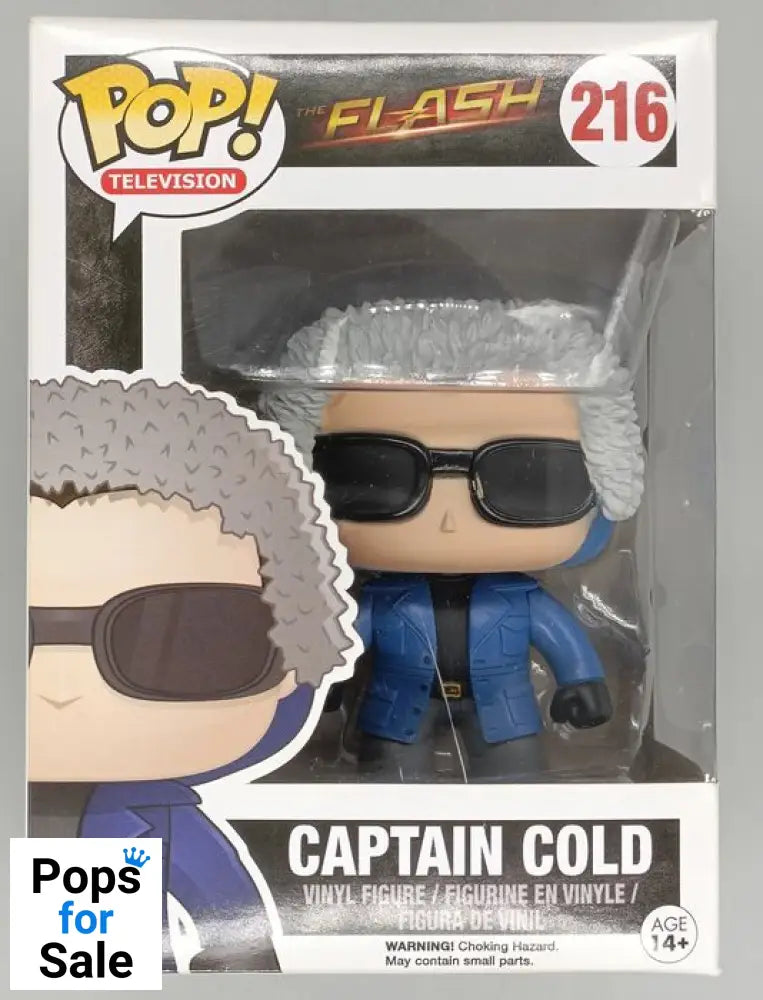 #216 Captain Cold - The Flash - Box Damaged Funko POP