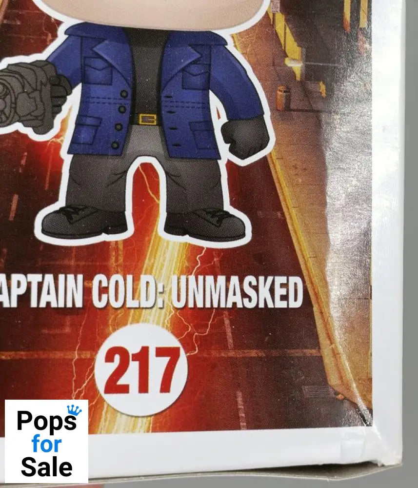 #217 Captain Cold: Unmasked - DC The Flash - Box Damaged Funko POP - PopsforSale.co.uk