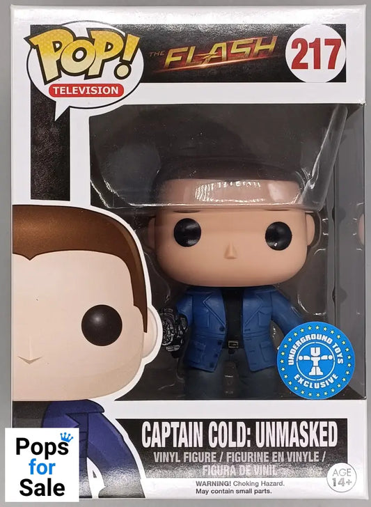 #217 Captain Cold: Unmasked - DC The Flash Funko POP