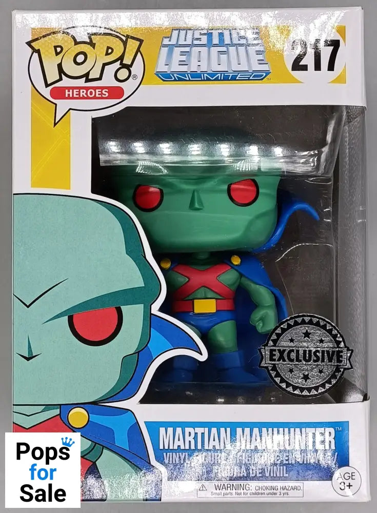 #217 Martian Manhunter - Justice League - Box Damaged Funko POP