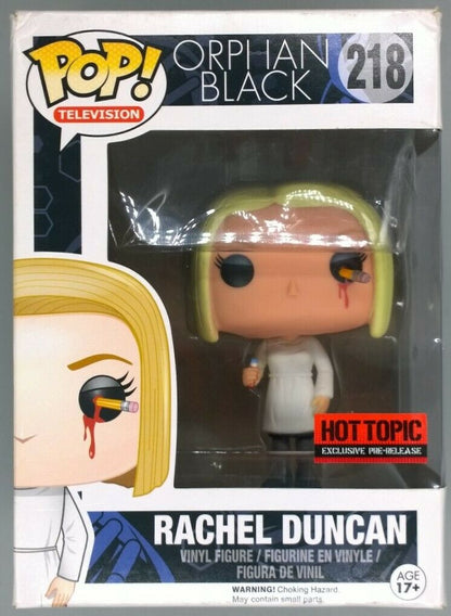 #218 Rachel Duncan (Pencil) Orphan Black - Box Damaged Funko POP - PopsforSale.co.uk