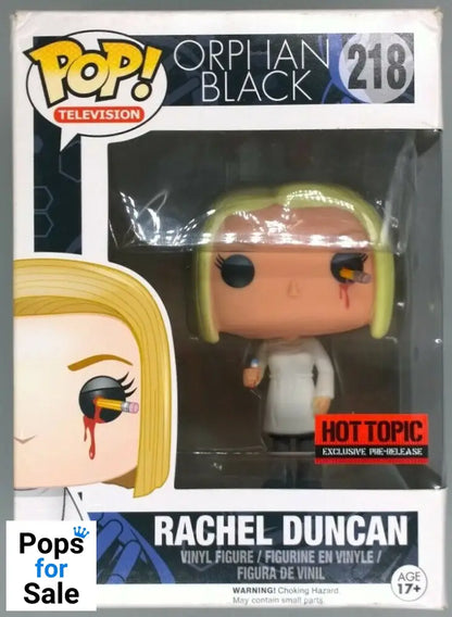 #218 Rachel Duncan (Pencil) Orphan Black - Box Damaged Funko POP - PopsforSale.co.uk