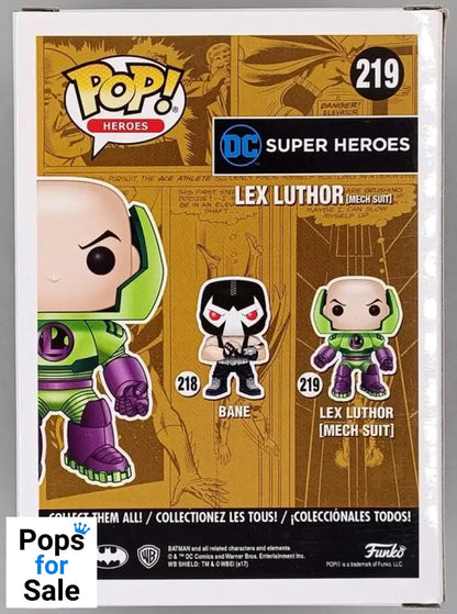 #219 Lex Luthor (Mech Suit) - DC Legion of Collectors Funko POP - PopsforSale.co.uk