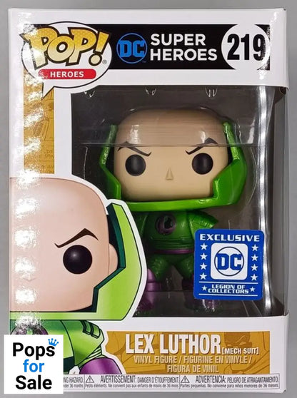 #219 Lex Luthor (Mech Suit) - DC Legion of Collectors Funko POP - PopsforSale.co.uk