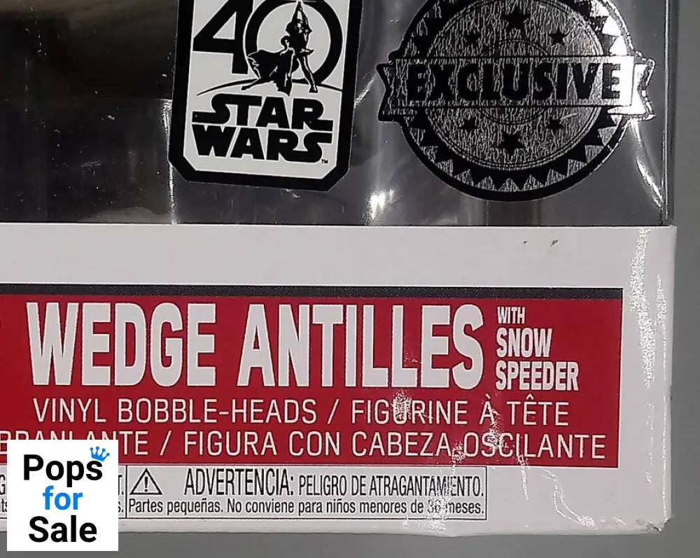 219 Wedge Antilles (with Snow Speeder) Deluxe Star Wars - Box Damaged Funko POP