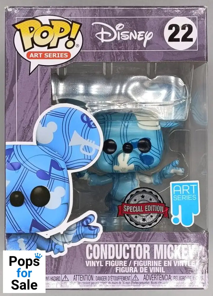22 Conductor Mickey - Disney - Art Series - Funko POP - Box Damaged