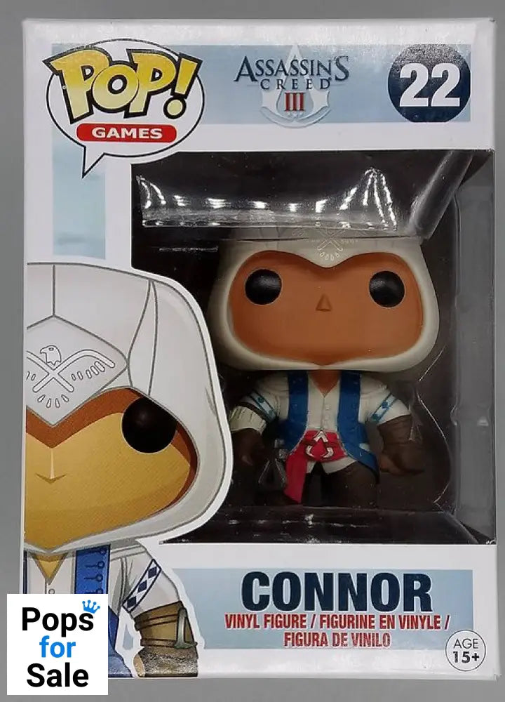 #22 Connor - Assassin's Creed III - Box Damaged Funko POP - PopsforSale.co.uk