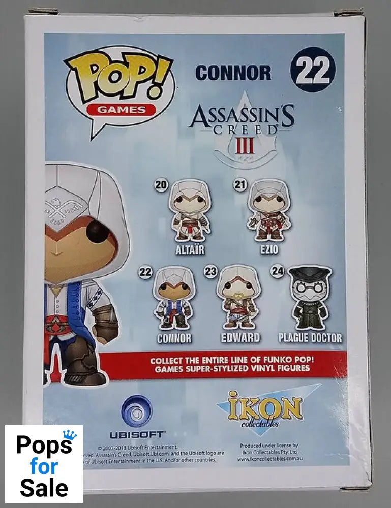 #22 Connor - Assassin's Creed III - Box Damaged Funko POP