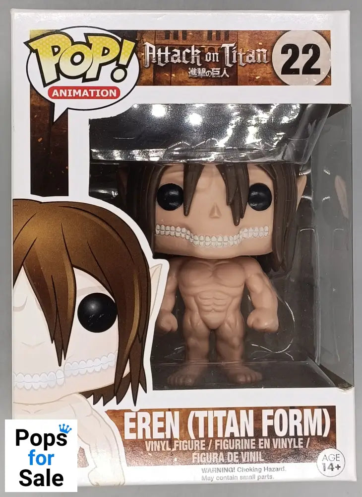 22 Eren (Titan Form) - Attack on Titan Funko POP