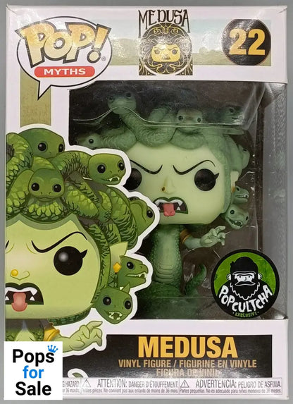 22 Medusa - Myths - Funko Exclusive - Box Damaged Funko POP