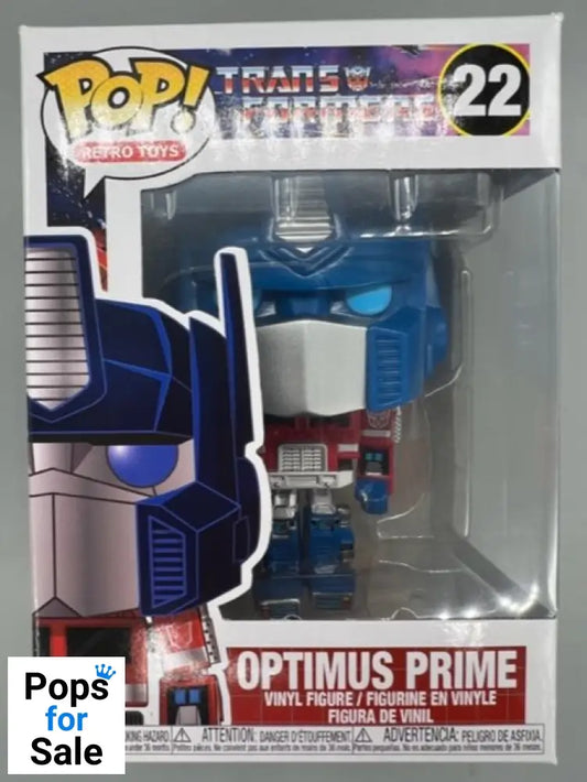 #22 Optimus Prime - Transformers - Box Damaged Funko POP