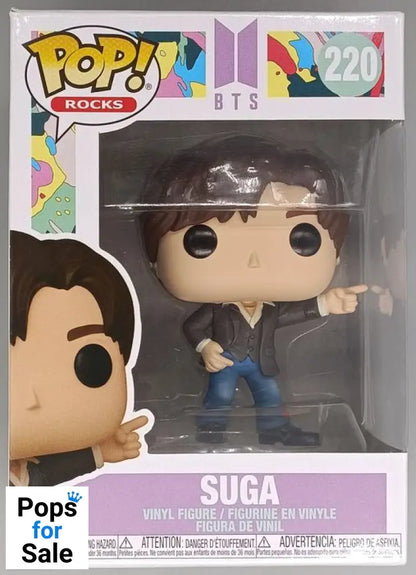 #220 Suga (Dynamite) - BTS - Box Damaged Funko POP - PopsforSale.co.uk