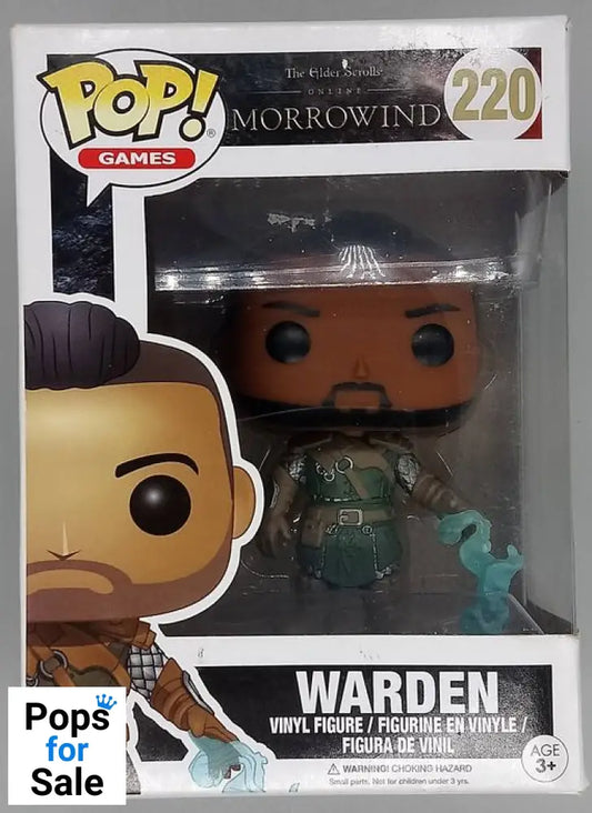 #220 Warden - The Elder Scrolls Online Morrowind- Box Damaged Funko POP - PopsforSale.co.uk