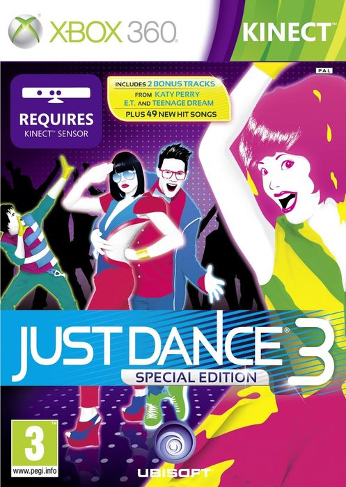 Just Dance 3 - Kinect Required for Xbox 360 - [No Manual]