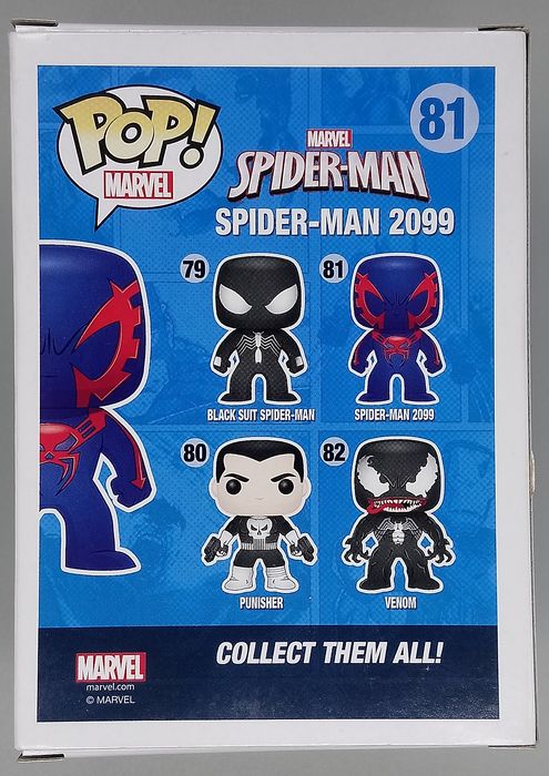 #81 Spider-Man 2099 - Marvel Spider-Man - Box Damaged Funko POP