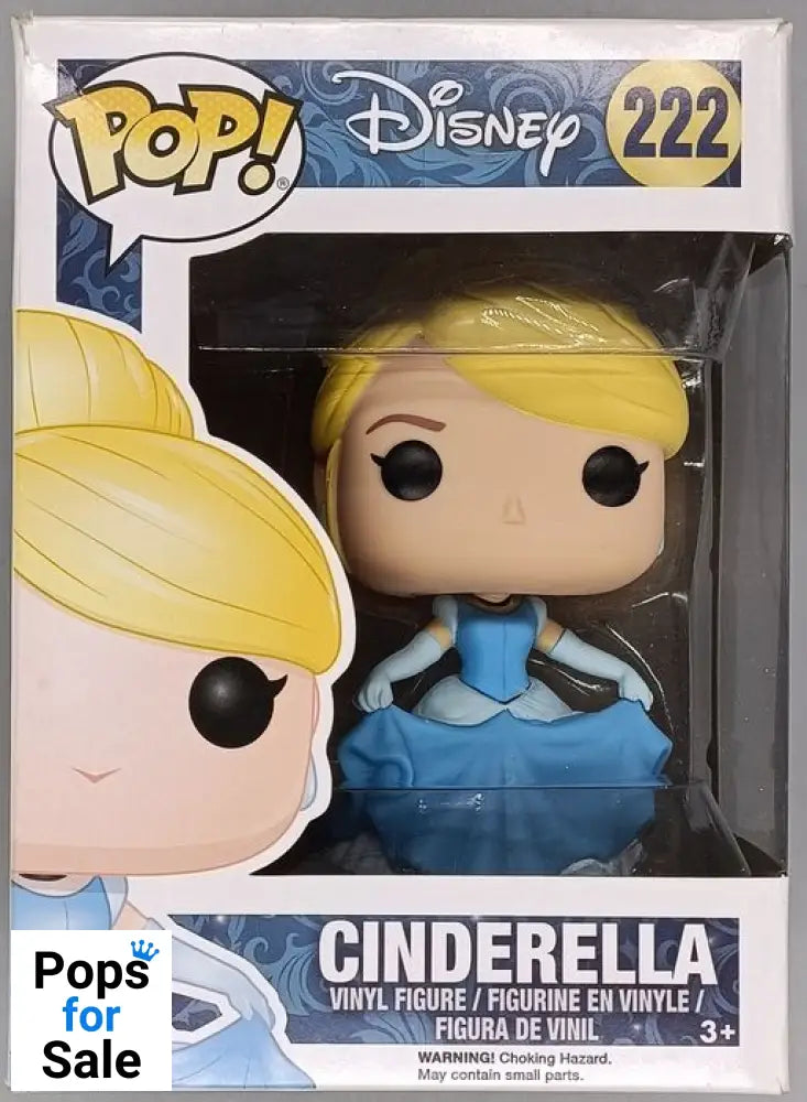 #222 Cinderella (Gown) - Disney - Box Damaged Funko POP - PopsforSale.co.uk