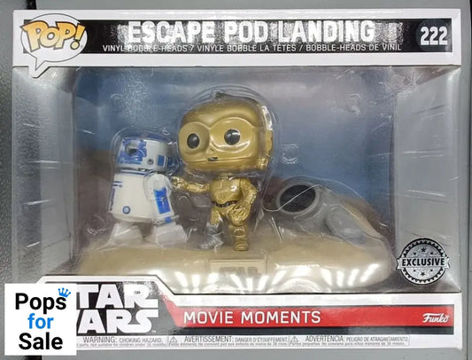 222 Escape Pod Landing - Movie Moment - Star Wars Funko POP - Box Damaged