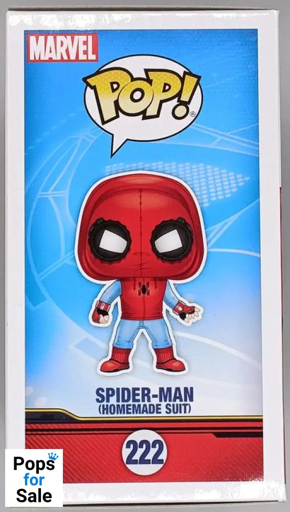 222 Spider-Man (Homemade Suit) Marvel Spiderman Homecoming Funko POP