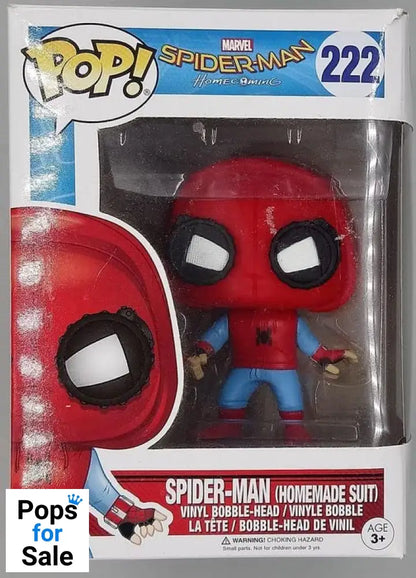 222 Spider-Man (Homemade Suit) Marvel Spiderman Homecoming Funko POP