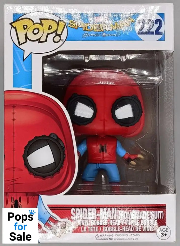 222 Spider-Man (Homemade Suit) Marvel Spiderman Homecoming Funko POP