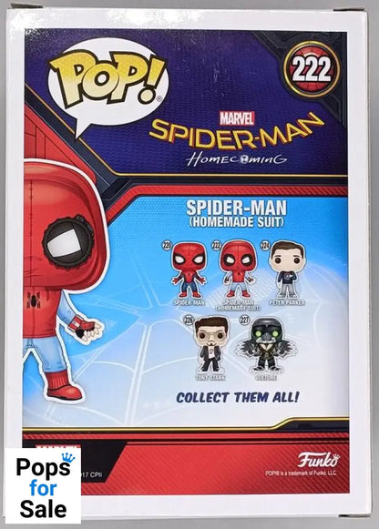 222 Spider-Man (Homemade Suit) Marvel Spiderman Homecoming Funko POP