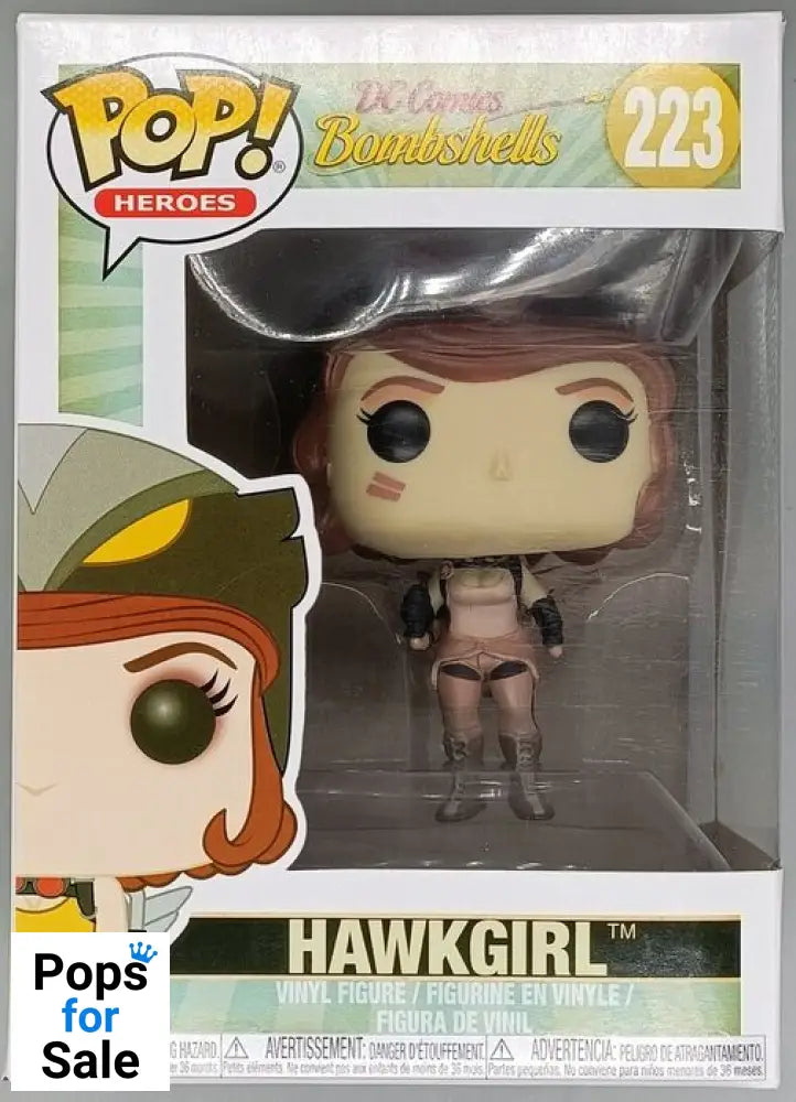 223 Hawkgirl (Sepia) - DC Bombshells - Box Damaged Funko POP