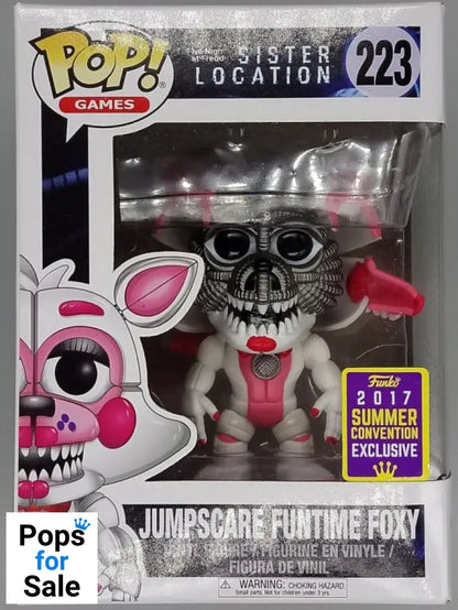 223 Jumpscare Funtime Foxy - Five Nights At Freddys FNAF Sister Location - Box Damaged Funko POP