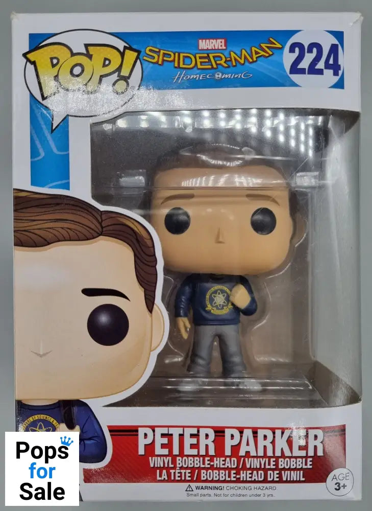 #224 Peter Parker - Marvel Spider-Man Homecoming Funko POP - PopsforSale.co.uk