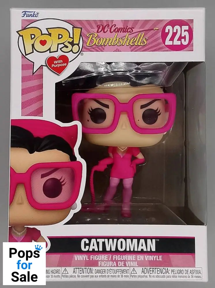 #225 Catwoman (BCA) - DC Bombshells - BCA Pink - Box Damaged Funko POP