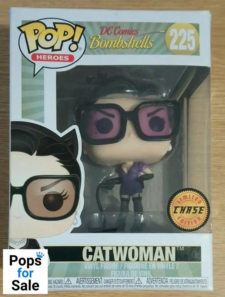 225 Catwoman (in Black) - DC Bombshells - Funko POP - Box Damaged