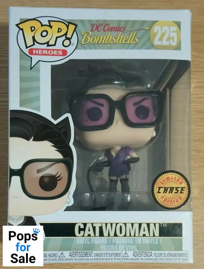 225 Catwoman (in Black) - DC Bombshells - Funko POP - Box Damaged