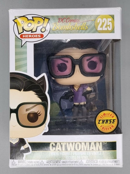 #225 Catwoman (Purple) Chase - DC Bombshells Box Damaged Funko POP - PopsforSale.co.uk