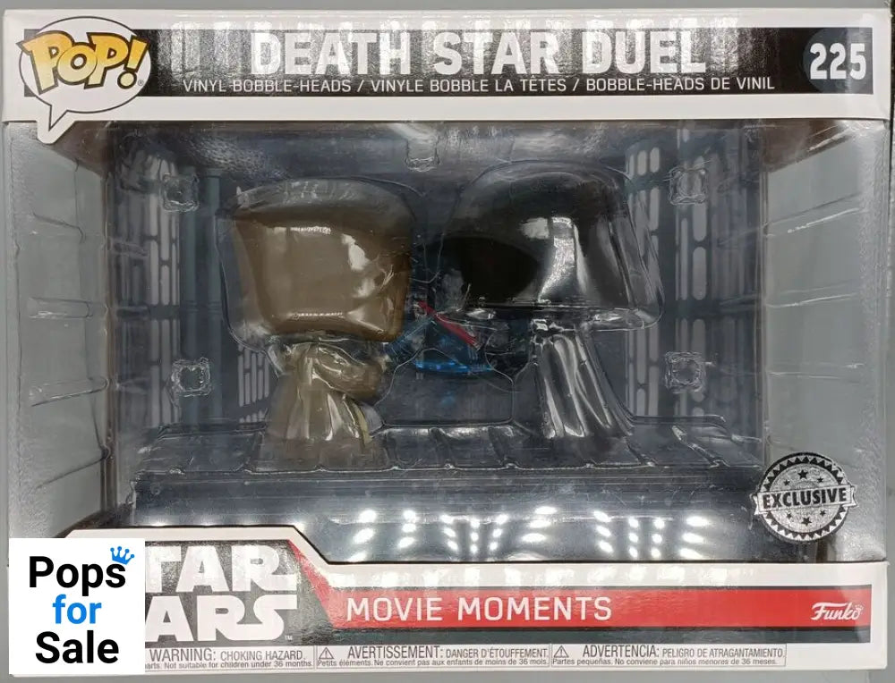 #225 Death Star Duel - Movie Moment - Star Wars Box Damaged Funko POP